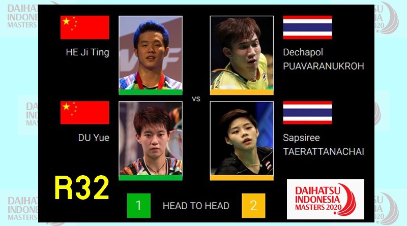 #คลิปย้อนหลัง R32 |XD| บาส+ปอป้อ (THA) vs (CHN) HE Ji Ting+DU Yue